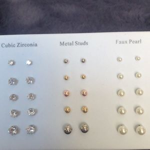 3 for $10 Sale - Stud earring set